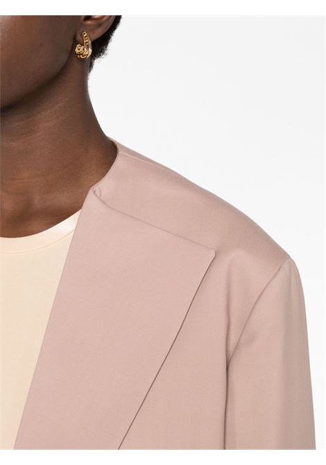 Pink open-front tailored blazer - women JIL SANDER | J03BN0105J41136219