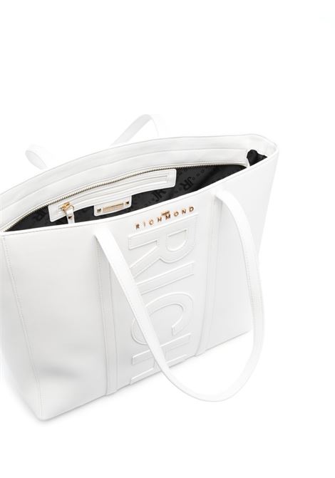 White logo-detail shoulder bag - wome  JOHN RICHMOND | RWP23177BON2WHT