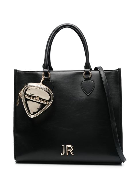 Black logo-detail tote bag - wome  JOHN RICHMOND | RWP23267BON2BLKGLD