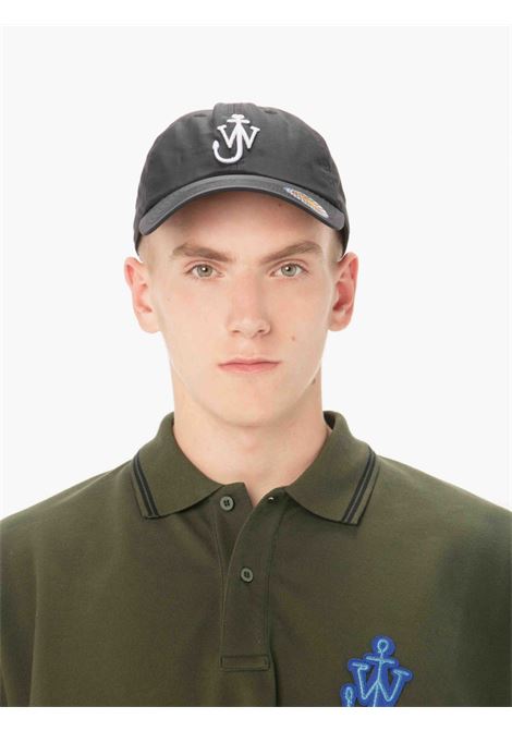 Black sticker print baseball cap - unisex JW ANDERSON | AC0198FA0242999