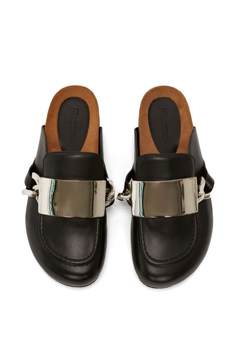 Black Gourmet Chain almond-toe mules - women JW ANDERSON | ANW40000A17030999