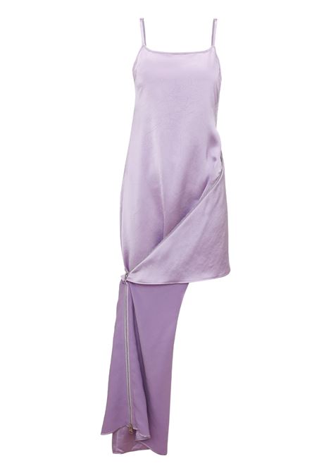 Lilac satin-finish dress - women JW ANDERSON | DR0328PG1116730