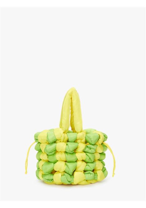Yellow and green knotted bucket bag - women JW ANDERSON | HB0513FA0237219
