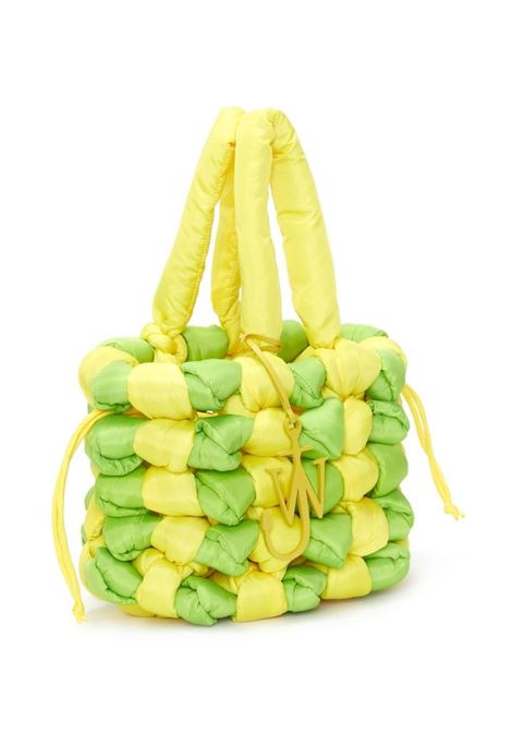 Yellow and green knotted bucket bag - women JW ANDERSON | HB0513FA0237219