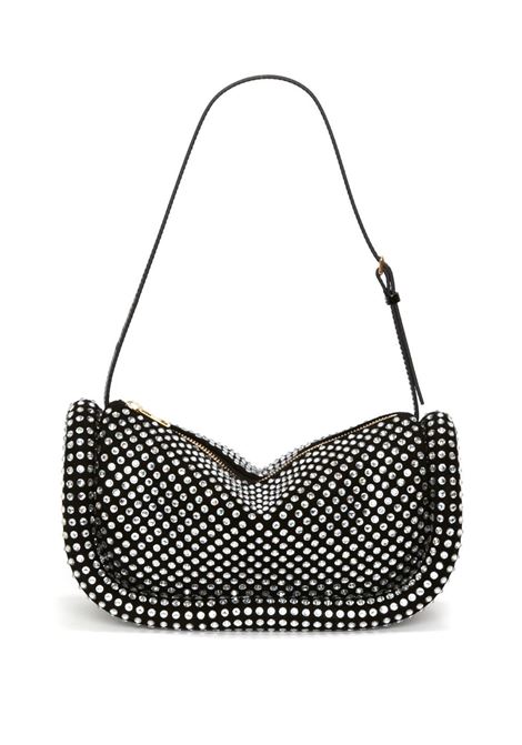 Black crystal-embellished bumper-15 shoulder bag - women JW ANDERSON | HB0522LA0251999