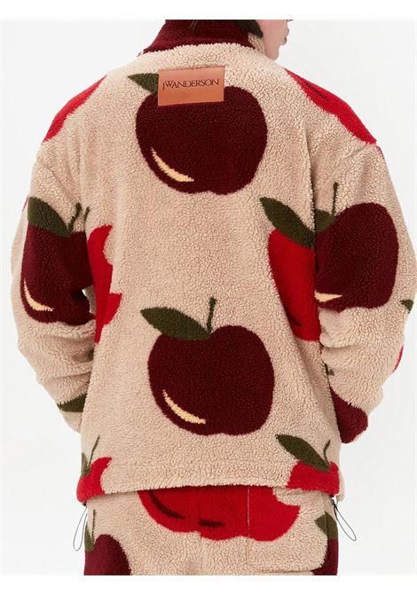 Beige bad apple zip-up jacket - men  JW ANDERSON | JK0219PG1139131