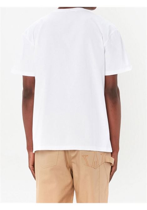 White apple core logo T-shirt - uomo JW ANDERSON | JT0123PG1203001