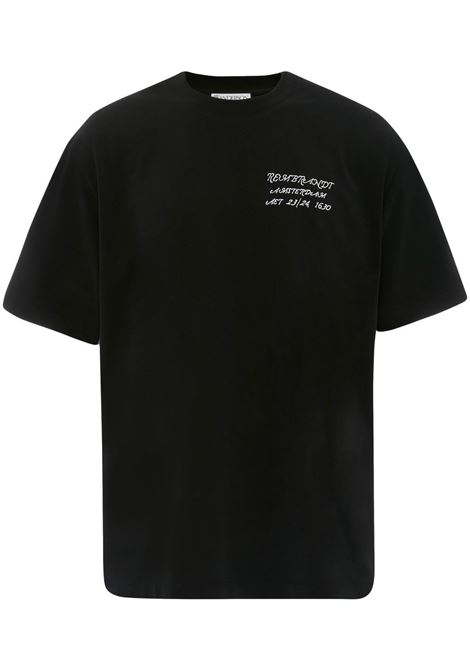 Black Rembrandt oversize T-shirt - men JW ANDERSON | JT0126PG0975999