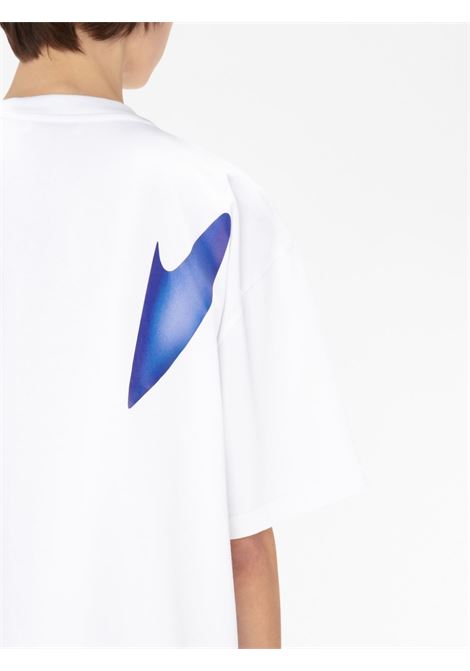 White logo-print T-shirt - women JW ANDERSON | JT0152PG0482001