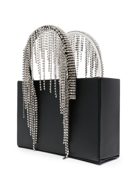 Black and white two-tone crystal-embellished bag - women KARA | HB2759041