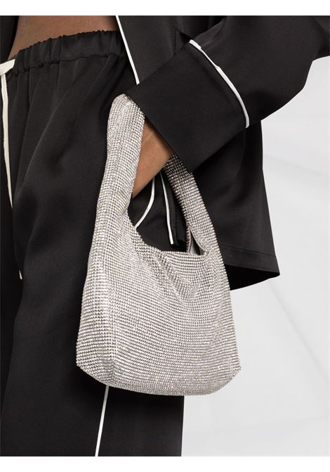 Silver crystal-embellished hand bag - women KARA | HB3201305