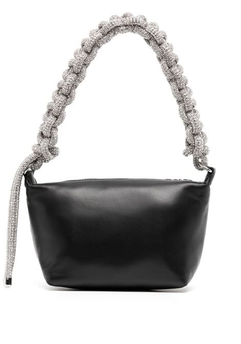 Black crystal-embellished shoulder bag - women KARA | HB3500991