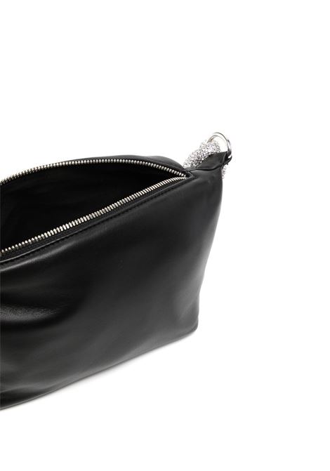 Black crystal-embellished shoulder bag - women KARA | HB3500991