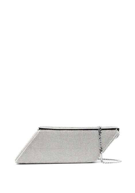 Silver crystal-embellished shoulder bag - women KARA | HB3571830
