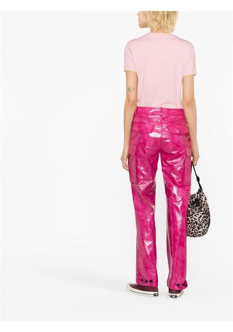 T-shirt con ricamo in rosa - donna KENZO | FC62TS0124SO30