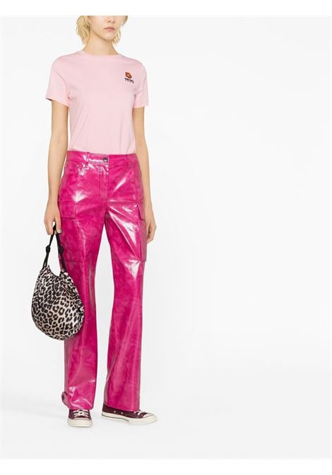 T-shirt con ricamo in rosa - donna KENZO | FC62TS0124SO30