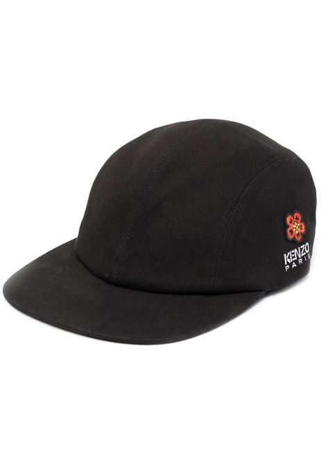 Cappello da baseball con ricamo in nero - unisex KENZO | FC65AC401F3399