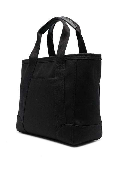 Black logo-tag tote bag - women KENZO | FD52SA960F0199