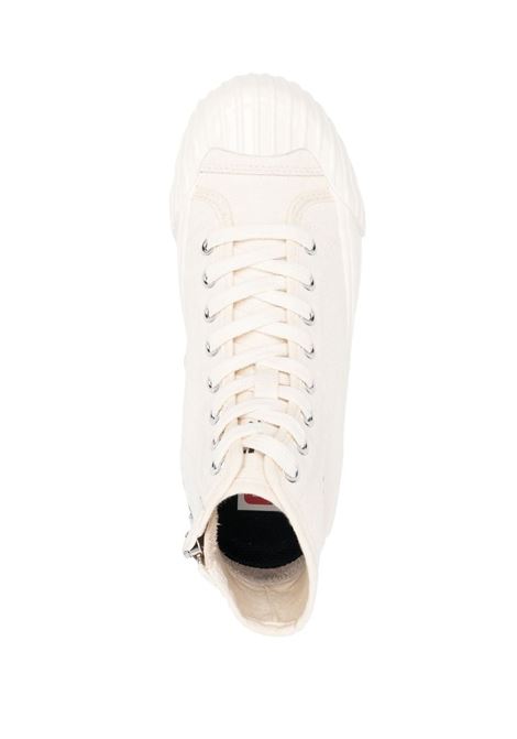 Sneakers alte con ricamo in bianco - donna KENZO | FD52SN020F7304