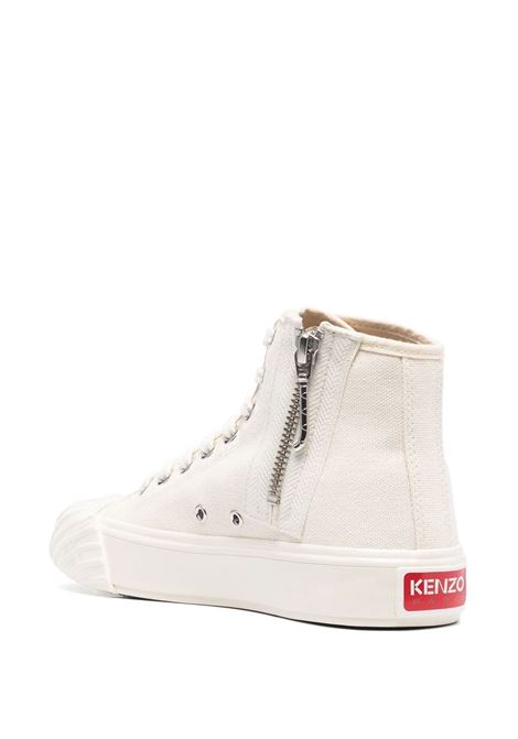 Sneakers alte con ricamo in bianco - donna KENZO | FD52SN020F7304