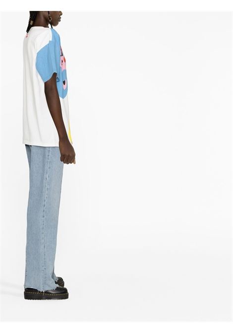 Multicolored graphic-print T-shirt - men KENZO | FD52TS0464SY02