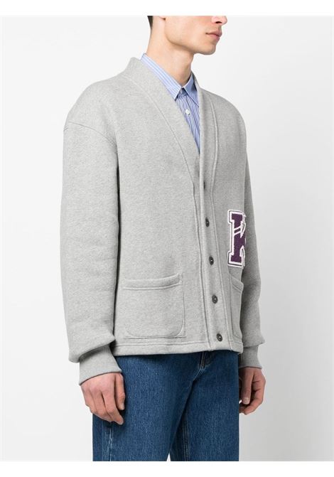 Cardigan con applicazione in grigio - uomo KENZO | FD55SW4954MB94