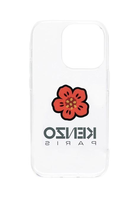 White Boke Flower iPhone 14 Pro case - men KENZO | FD5COI14PRBF27
