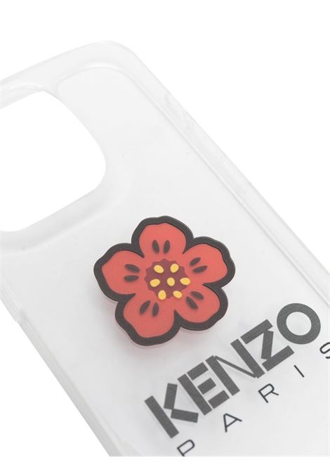 White Boke Flower iPhone 14 Pro case - men KENZO | FD5COI14PRBF27