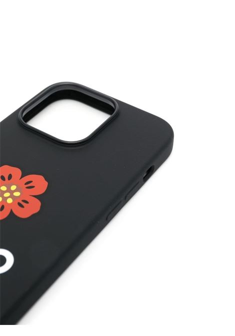 Black Boke Flower iPhone 14 Pro case - unisex KENZO | FD5COI14PSPC99