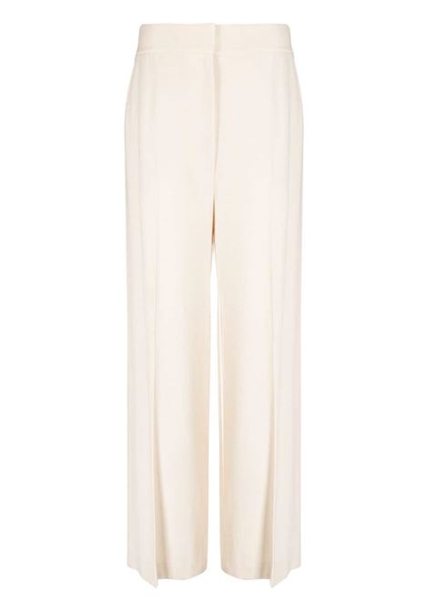 White high-waisted wide-leg trousers - women KHAITE | 31104058953