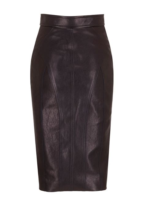 Black zip-up midi skirt - women  KHAITE | 4096729200
