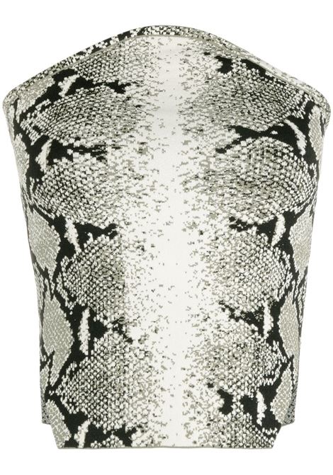 Multicolored dillon snake-print top - women  KHAITE | 9267417436