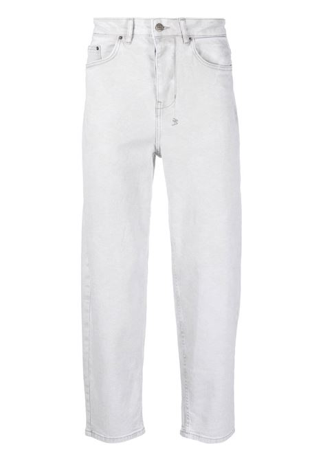 Jeans con vita media in bianco - uomo KSUBI | MPS23DJ034WHT
