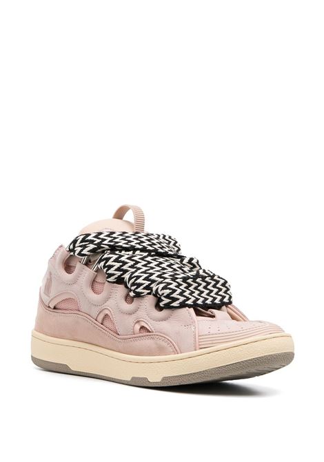 Pink Curb zigzag-laces sneakers - men LANVIN | FMSKRK11DRA251