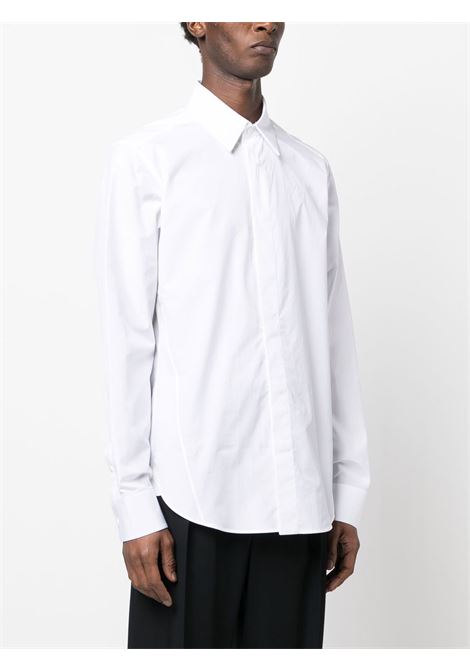 Camicia con colletto a punta in bianco - uomo LANVIN | RMSI0001560001