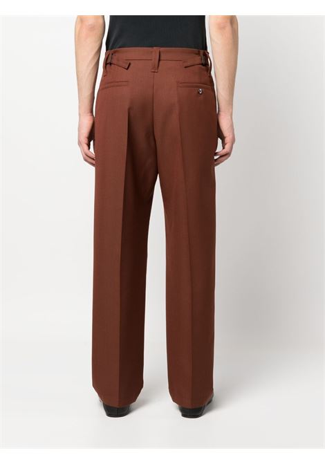 Pantaloni con pieghe in marrone - uomo LEMAIRE | PA1028LF1048BR400