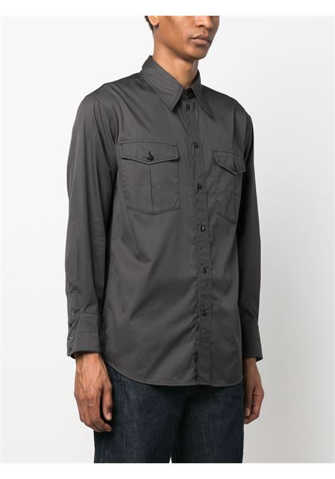 Camicia a maniche lunghe in grigio - uomo LEMAIRE | SH1010LF824BK959