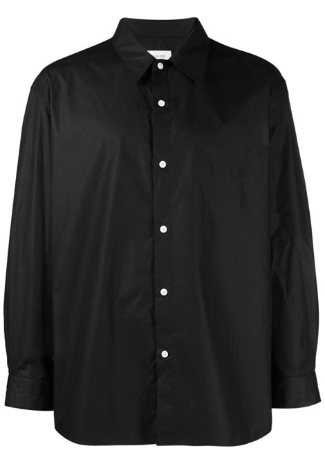 Camicia a maniche lunghe in nero - uomo LEMAIRE | SH1015LF588BK999