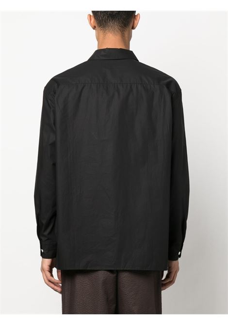 Black long-sleeve shirt - men LEMAIRE | SH1015LF588BK999