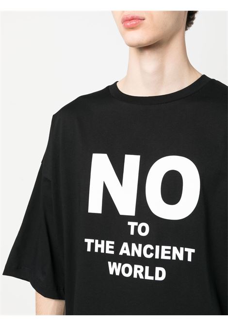 T-shirt con slogan in nero - unisex LIBERAL YOUTH MINISTRY | LYM03T0051