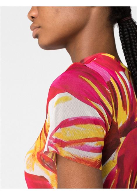T-shirt with print in multicolor - women LOUISA BALLOU | 1110021003