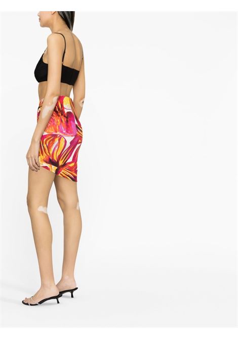 Skirt with print in multicolor - women LOUISA BALLOU | 1151021003