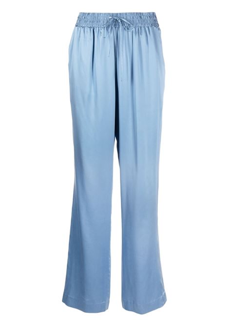 High waisted trousers in blue - women LOULOU STUDIO | SOMABL