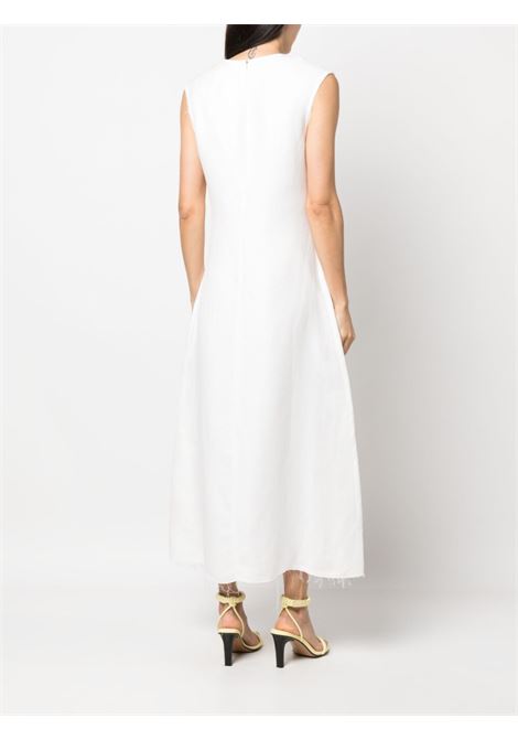 White sleeveless midi dress - women LOULOU STUDIO | SONORAIVRY