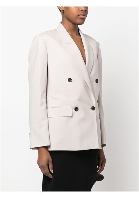 Beige double-breasted blazer - women LOW CLASSIC | LOW23SCBZ050LB