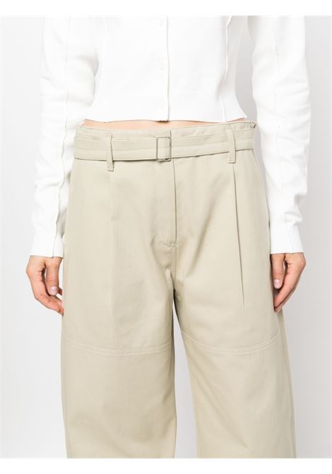 Straight leg trousers in beige - women LOW CLASSIC | LOW23SMPT010KH
