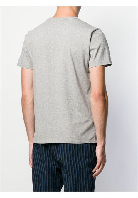 T-shirt con applicazione in grigio - uomo MAISON KITSUNÉ | AM00103KJ0008H150