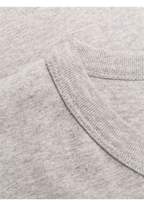 Grey fox-patch T-shirt - men MAISON KITSUNÉ | AM00103KJ0008H150
