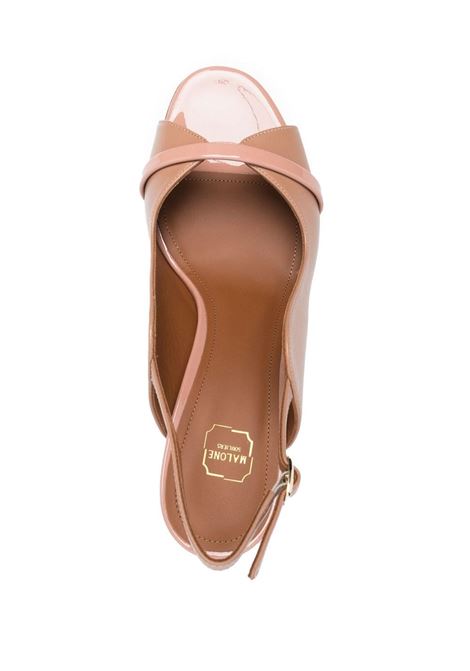 Nude beige Jenny 70mm slingback sandals - women  MALONE SOULIERS | JENNY701ND