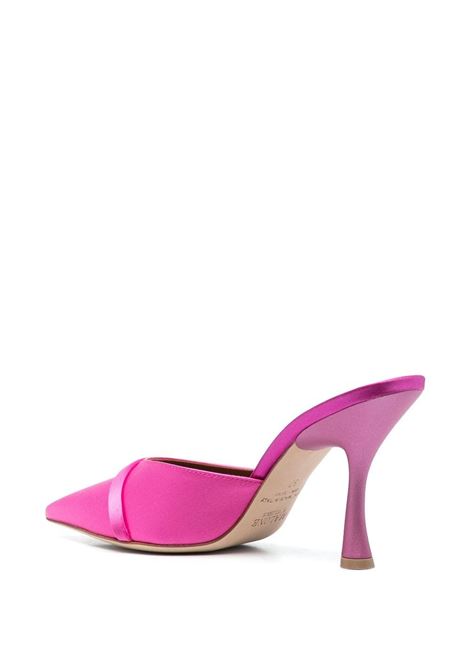 Pink 95mm sculpted heeled mules - women MALONE SOULIERS | JOELLA9013PNK